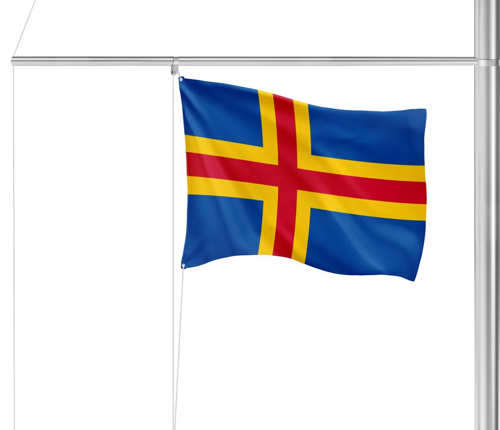 Gastlandflagge Aland-Inseln 20X30cm