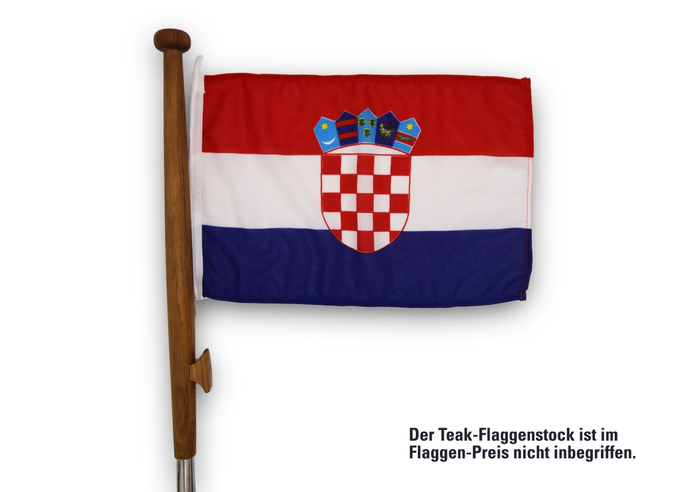 Gastlandflagge Kroatien 20X30cm