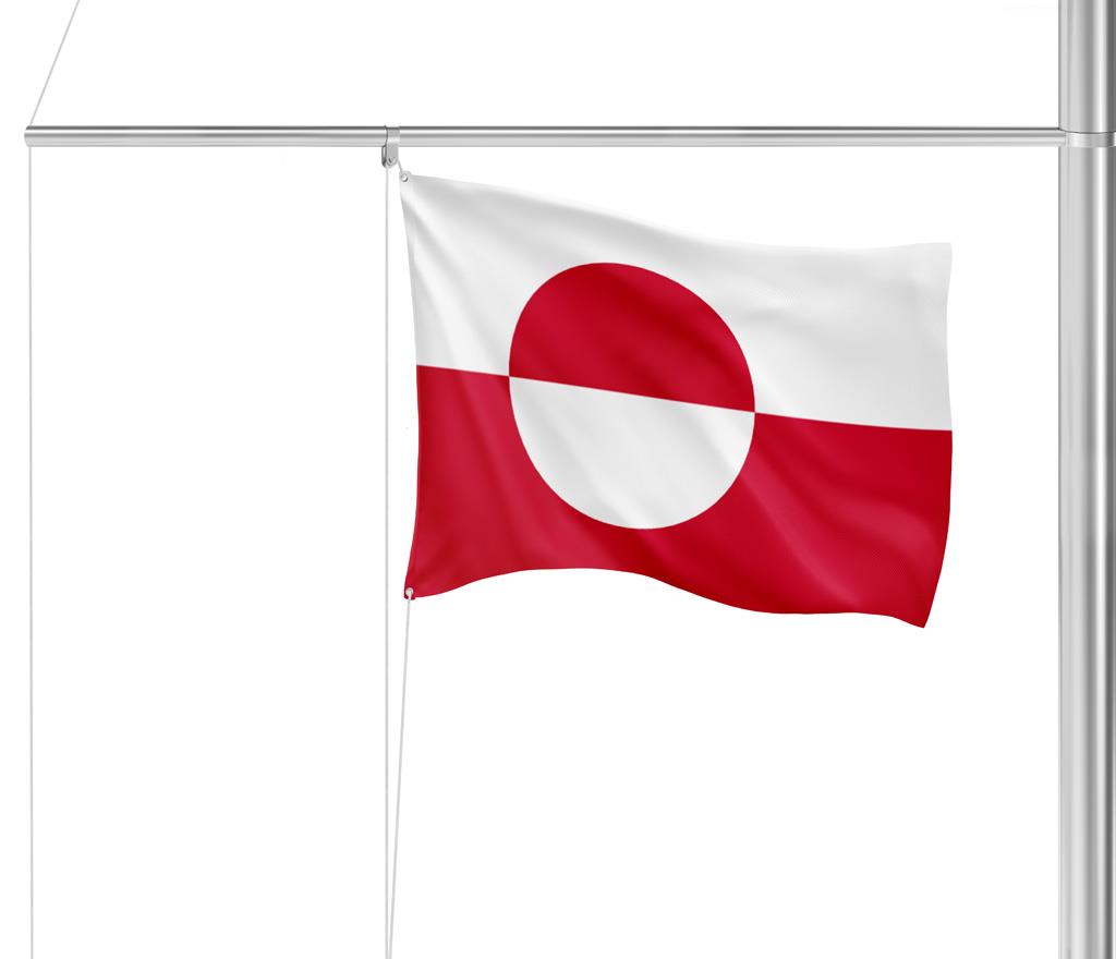 Gastlandflagge Grönland 20X30cm