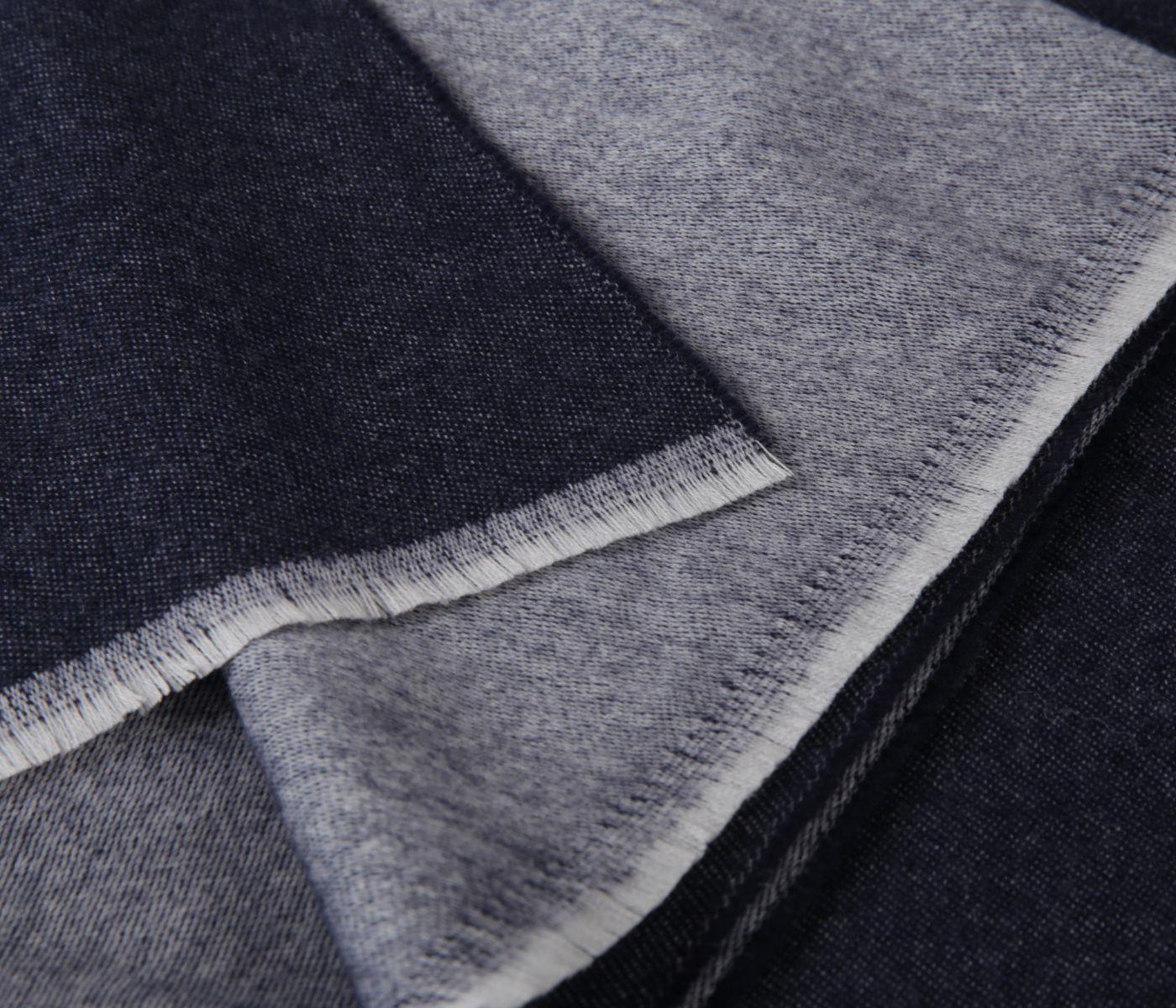 Eagle Products Schal aus Schurwolle in dunkelblau, 45 x 190 cm
