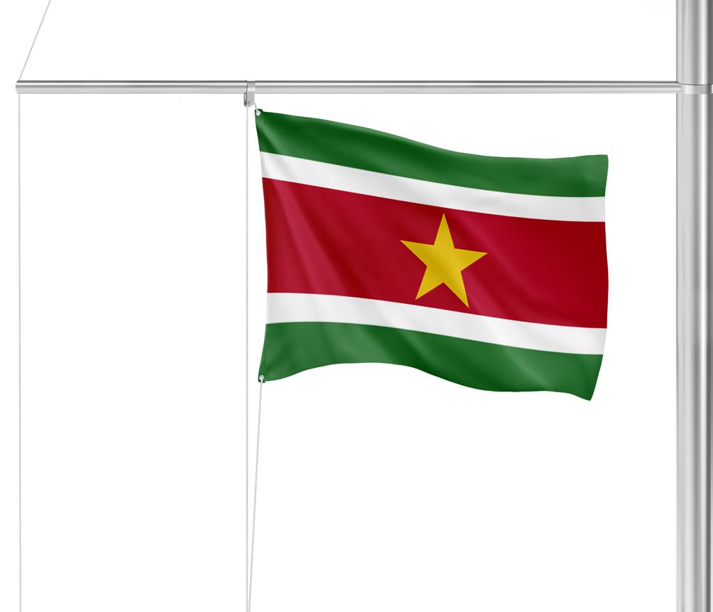 Gastlandflagge Suriname 20x30cm