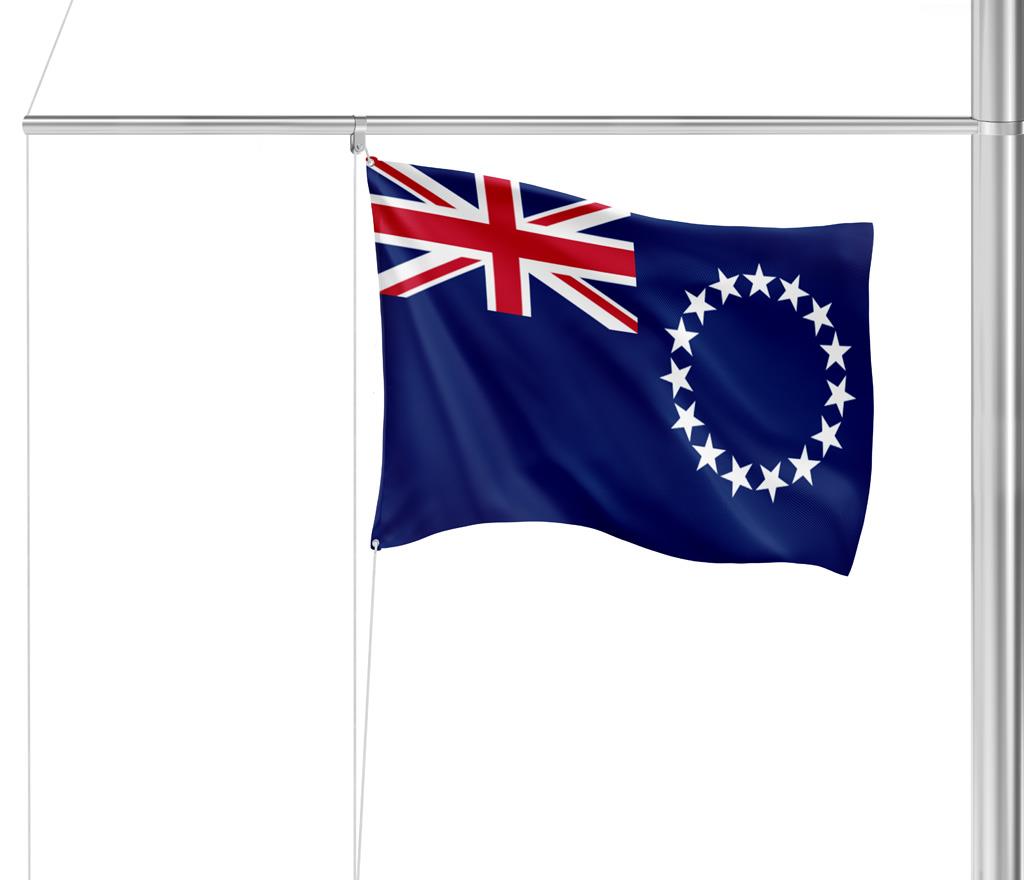 Gastlandflagge Cook Islands 20x30cm
