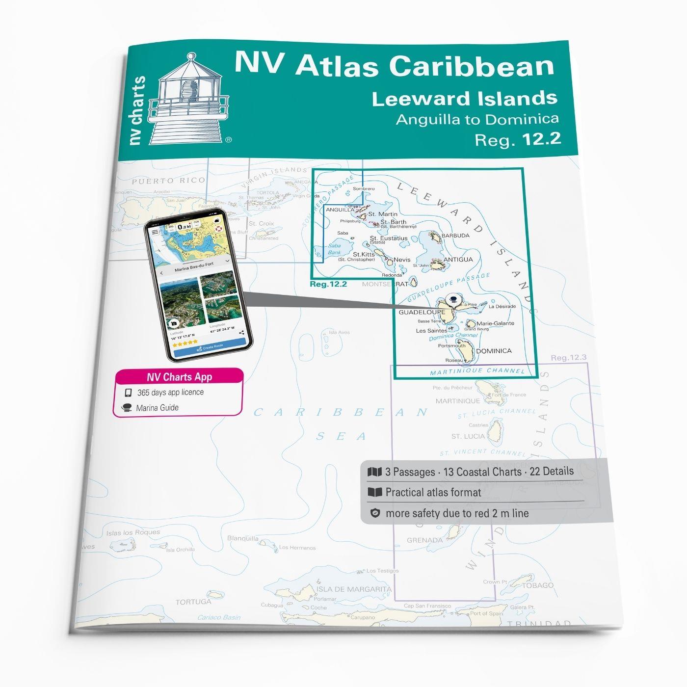 NV Charts Caribbean 12.2 - Leeward Islands