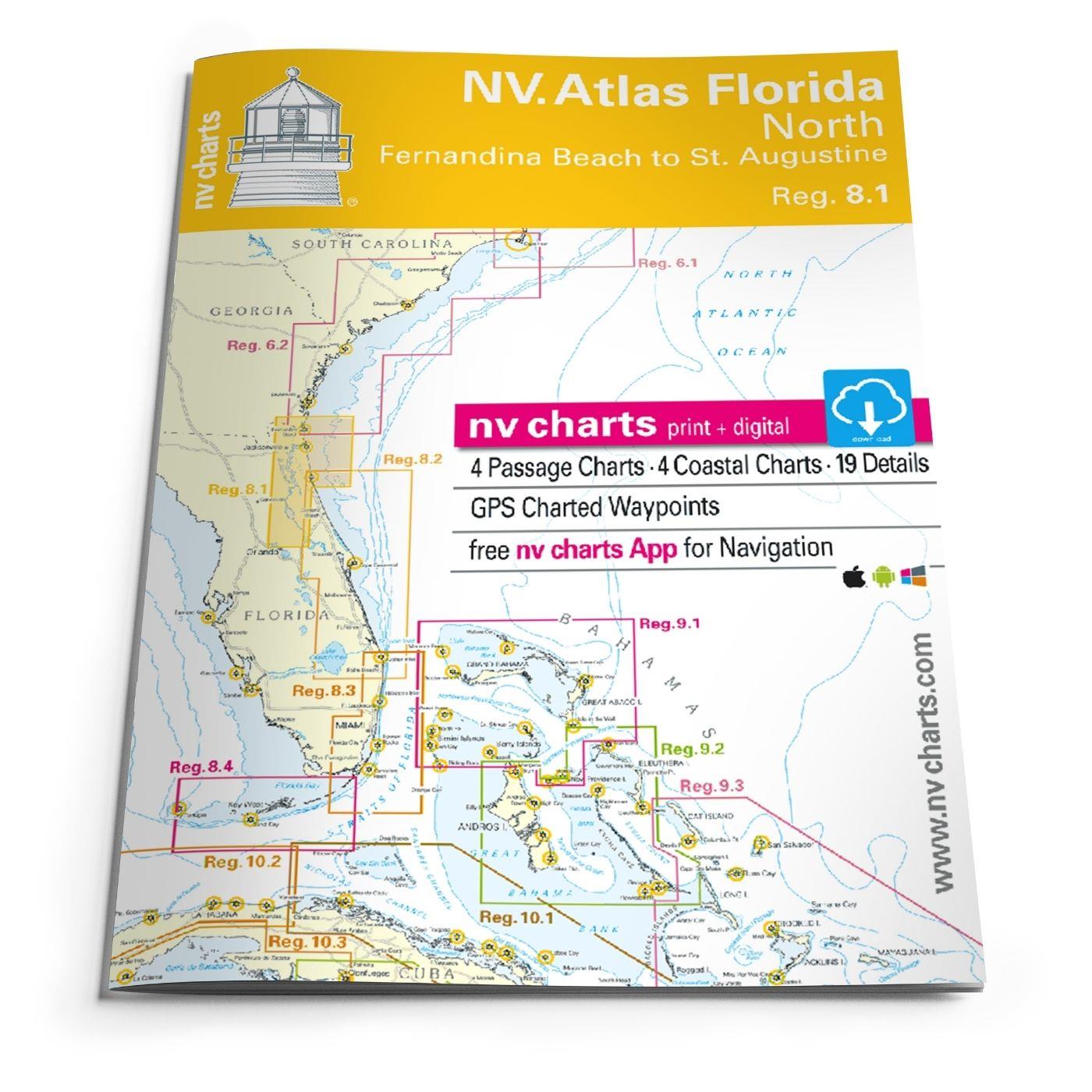 NV Atlas Florida North Reg. 8.1 - Fernandina Beach to St. Augustine