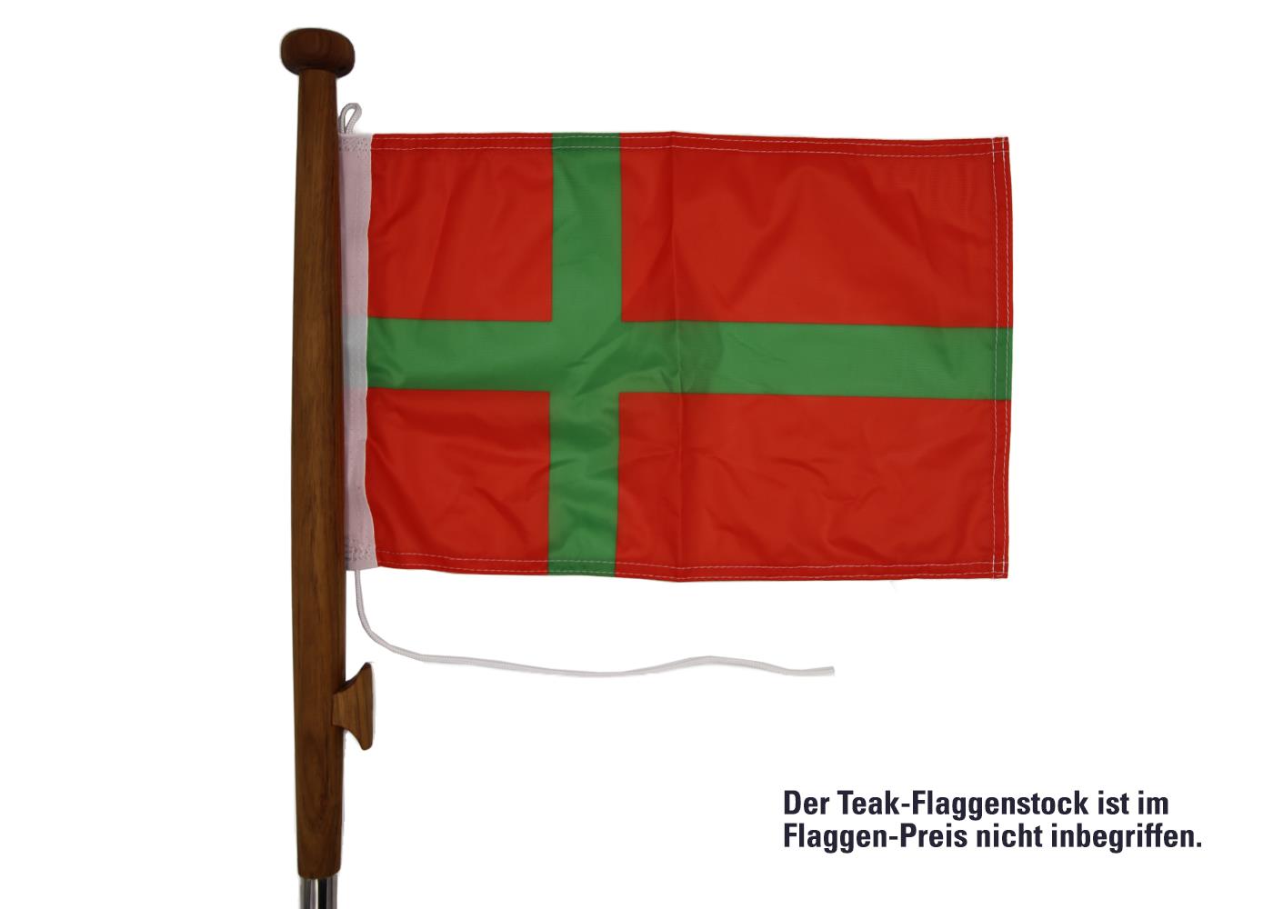 Gastlandflagge Bornholm 20x30cm