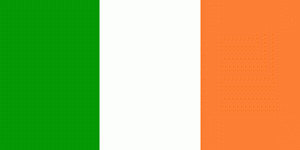 Gastlandflagge Irland 30X45cm