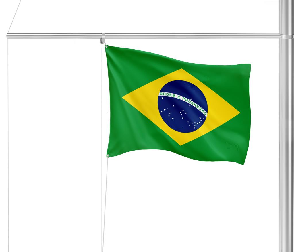 Gastlandflagge Brasilien 20X30cm