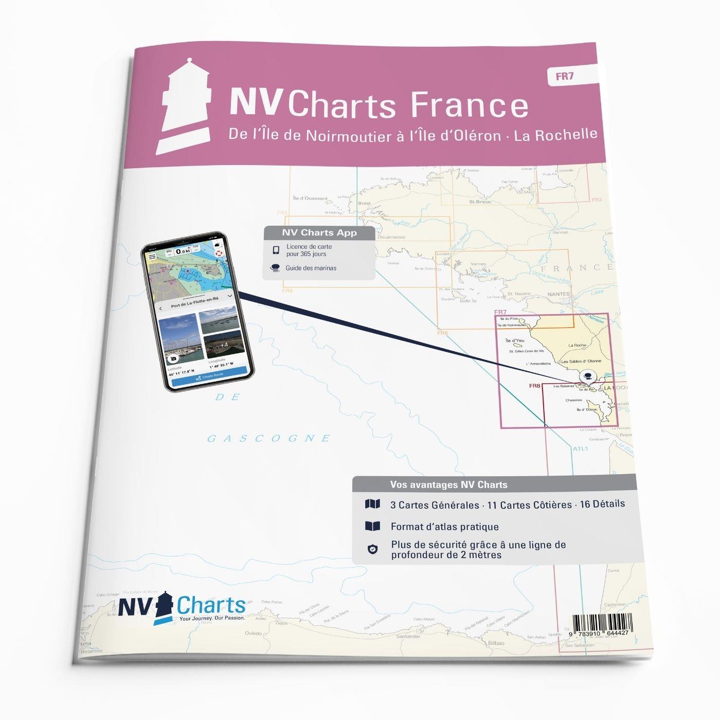 NV Charts France FR7 - Îles de Noirmoutier à Oléron