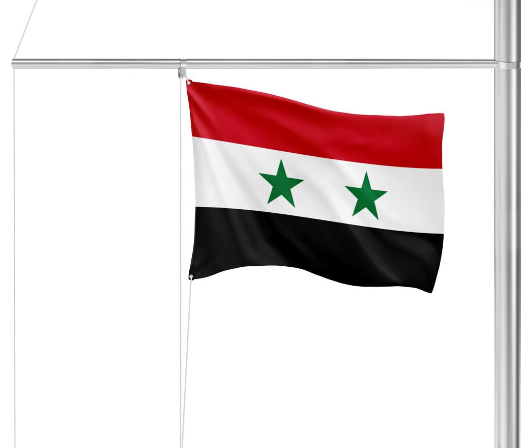 Gastlandflagge Syrien 20X30cm