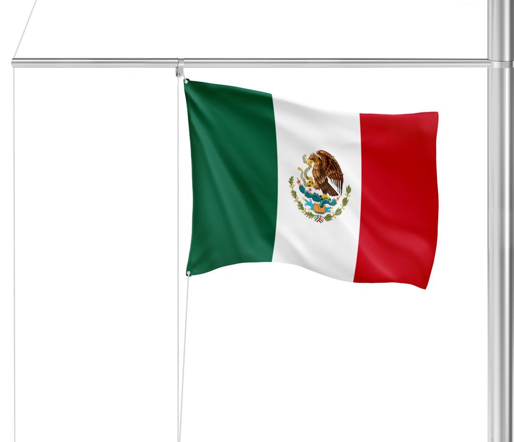 Gastlandflagge Mexiko 30X45cm