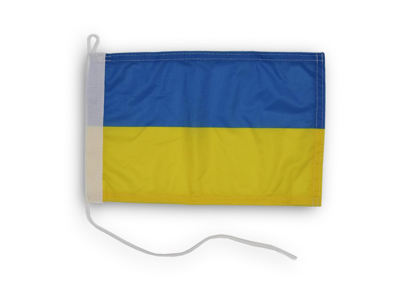 Gastlandflagge Ukraine 30x45cm