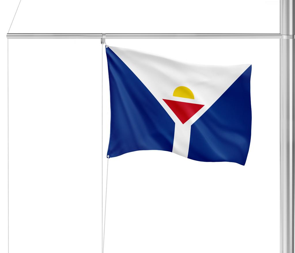 Gastlandflagge St. Martin (frz.) 20x30cm