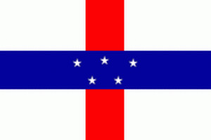 Gastlandflagge Niederl. Antillen 30x45cm