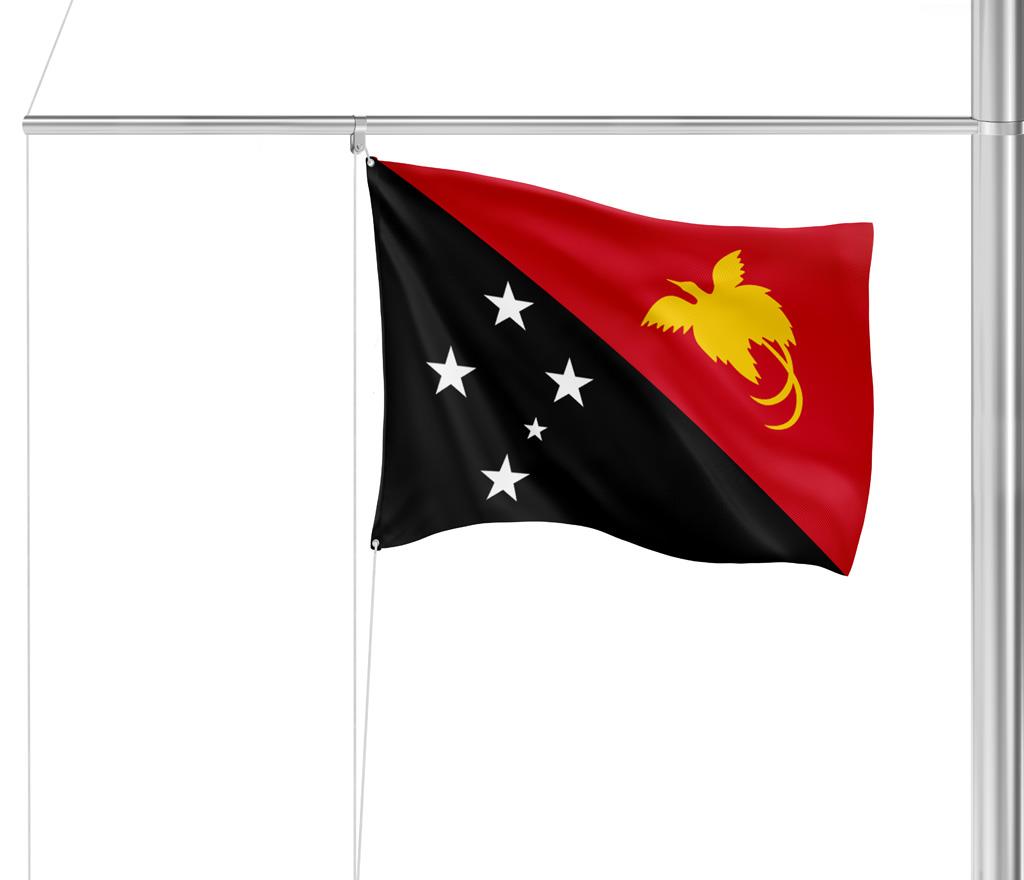 Gastlandflagge Papua-Neuguinea 30X45cm