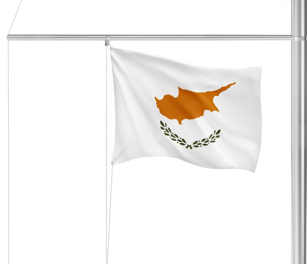 Gastlandflagge Zypern 30X45cm