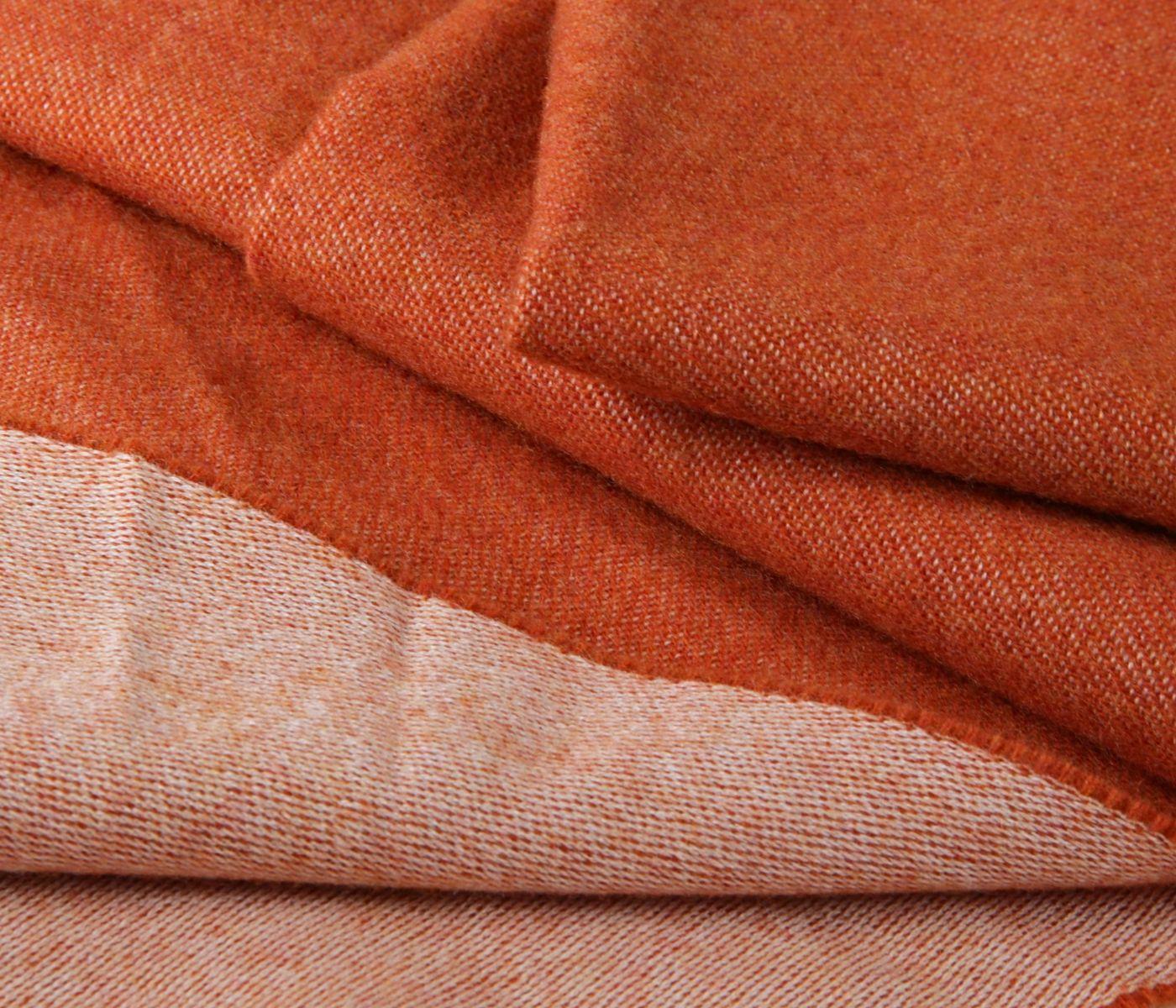 Eagle Products Schal aus Schurwolle in orange, 45 x 190 cm