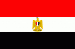 Gastlandflagge Ägypten 30X45cm
